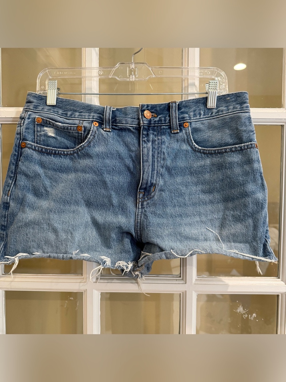 Madewell Relaxed Denim Shorts Size 28
Raw Hem